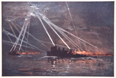 Sangre y hierro: un bombardeo en el norte, ilustración de 